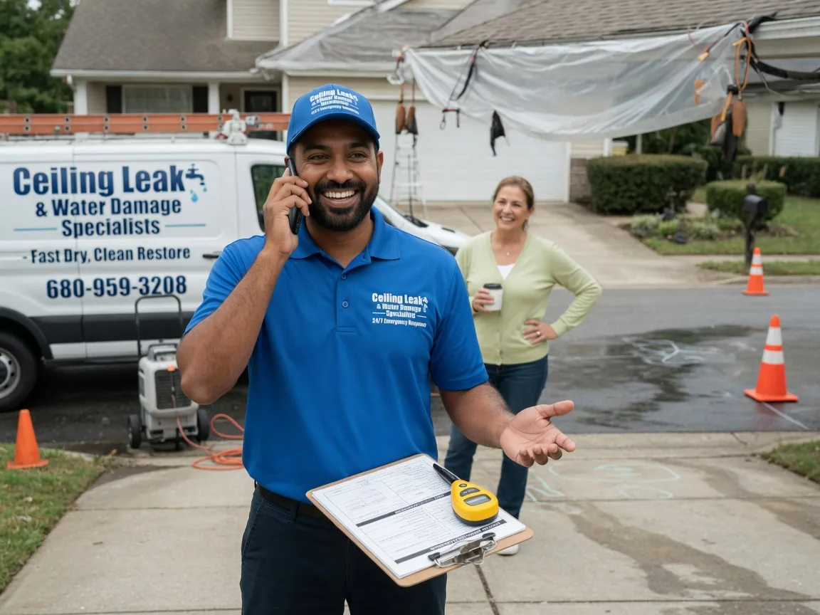 Ceiling Leak Cleanup Pinecliffe, CO FAQs